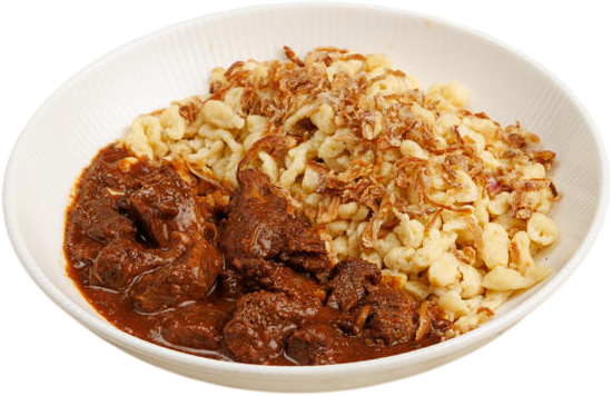 Beef Goulash with Spaetzle