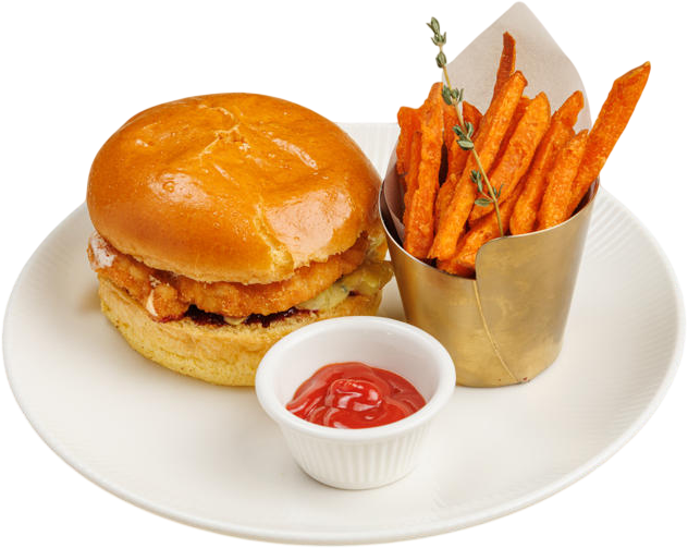 Chicken Schnitzel Burger