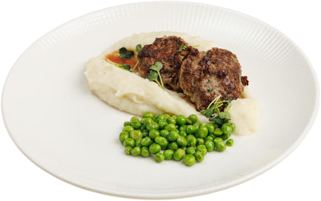 Meat Balls with Mashed Potato